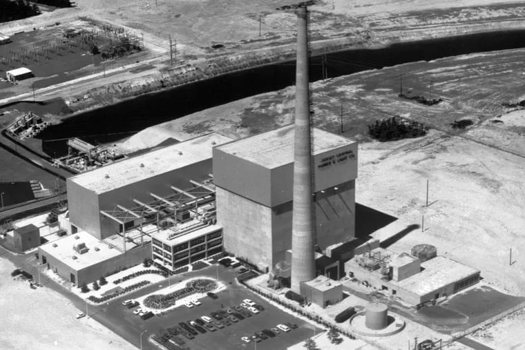 This July 12, 1972 file photo shows the Oyster Creek nuclear power plant in Lacey Township, N.J. Federal regulators say America's oldest nuclear power plant will shut down Sept. 17, and plans to have its reactor fuel placed into dry storage within about six years. But the Oyster Creek plant, which opened in 1969, will remain in Lacey Township, N.J., until nearly the end of this century.