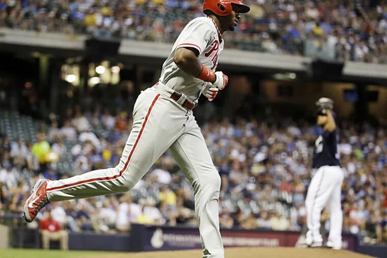 Phillies outfielder Domonic Brown. (Morry Gash/AP)