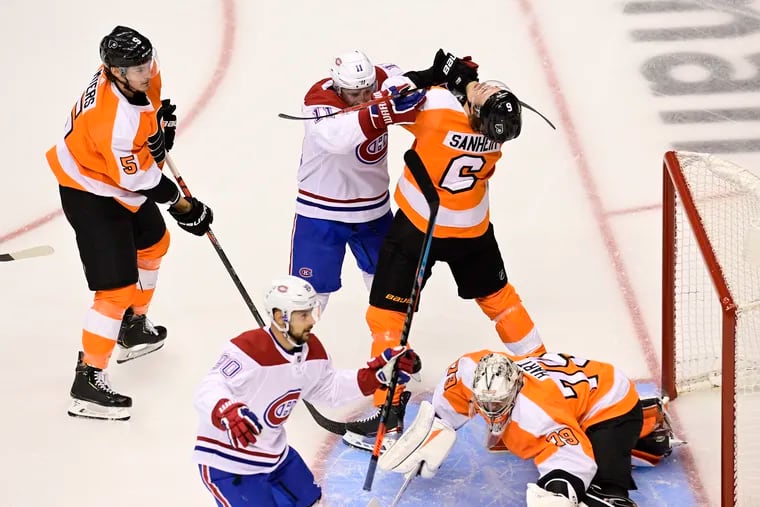 Brendan Gallagher (11) and the Canadiens were all over the Flyers in Game 2 and tied the series. Game 3 is tonight at 8 p.m. on NBC10.