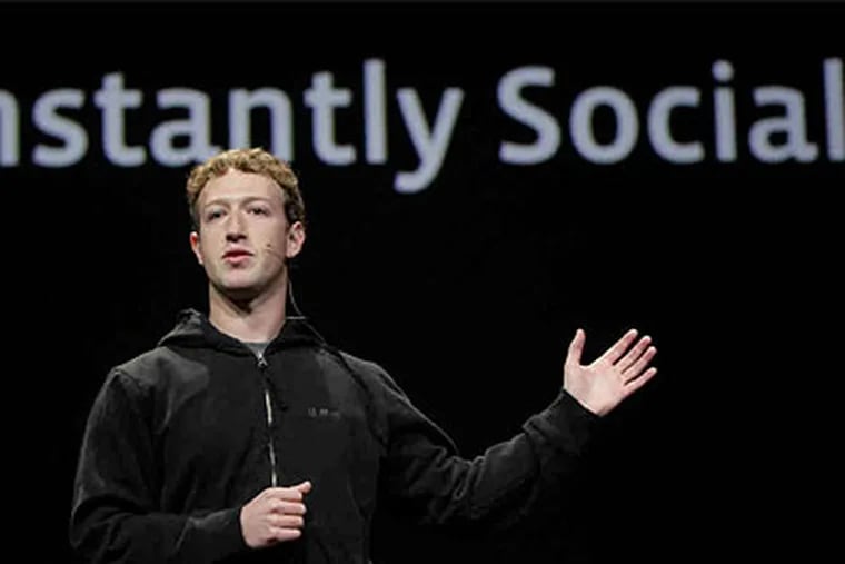 Mark Zuckerberg, cocreator of Facebook, in April. More than500 million people use Facebook, which was started in 2004. (Marcio Jose Sanchez / Associated Press)