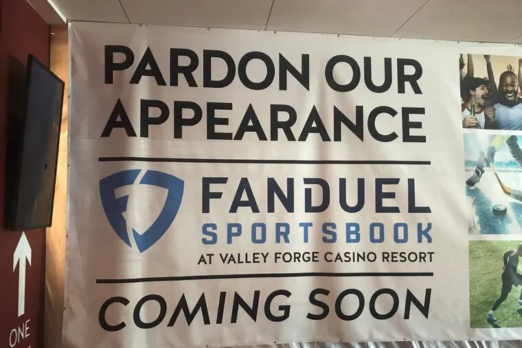 The sportsbook at Valley Forge Casino Resort will officially open on March 13, just in time for March Madness.