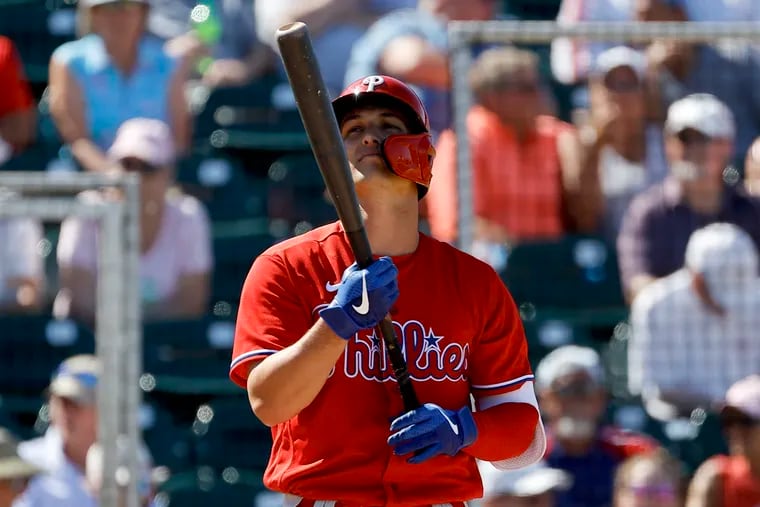 Reserve outfielder Dalton Guthrie is on the Phillies' opening day roster.