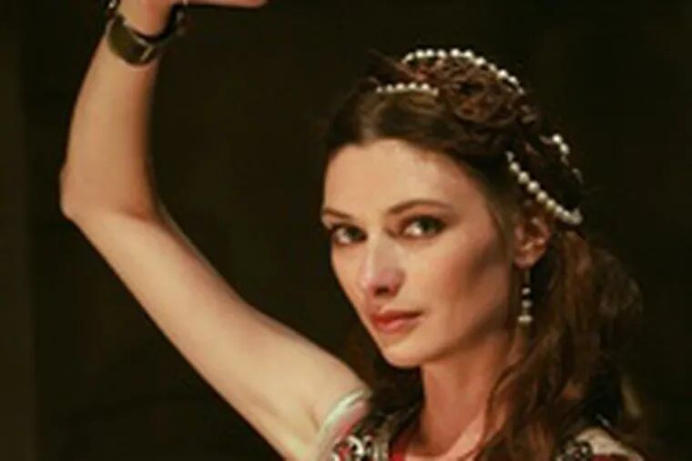 Sexy Empress Theodora, wife of bad-boy Justinian, heats up &quot;The Dark Ages&quot; and its warfare, disease and imperiled knowledge.