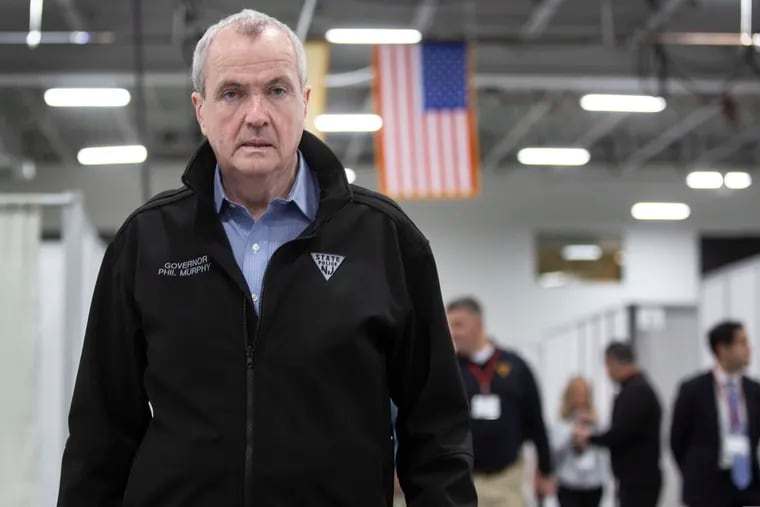 New Jersey Gov. Phil Murphy is set to visit the new field hospital in Edison.
