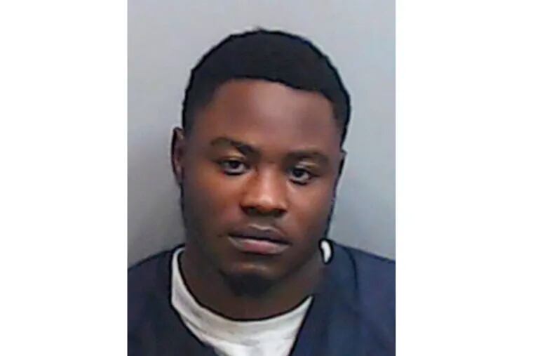 This Thursday, Nov. 29, 2018 photo released by the Fulton County Sheriff Department shows Erron Martez Dequan Brown in Atlanta. Brown, of Bessemer was charged with attempted murder in the Nov. 22. 2018, shooting at the Riverchase Galleria in Hoover, Ala., according to a statement from the Alabama Law Enforcement Agency. (Fulton County Sheriff Department via AP)
