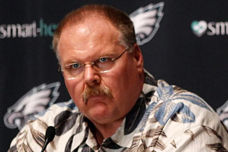 Andy Reid and the Eagles still have off-season moves to make. (Matt Slocum/AP)