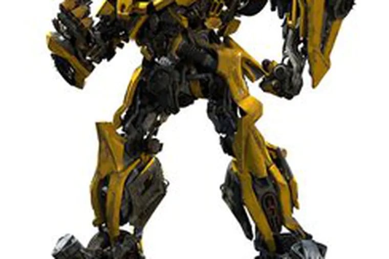Autobot Bumblebee comes to help save the Earth in &quot;Transformers.&quot;