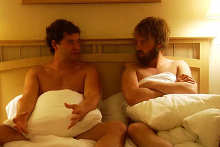 Mark Duplass (right) as married man Ben, Joshua Leonard as free spirit Andrew, each wishing to be like the other.