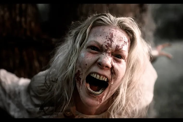 Heather DeVan as Sarah Winbourne in the horror film, â€œALONG CAME THE DEVIL II,â€ a Gravitas Ventures film