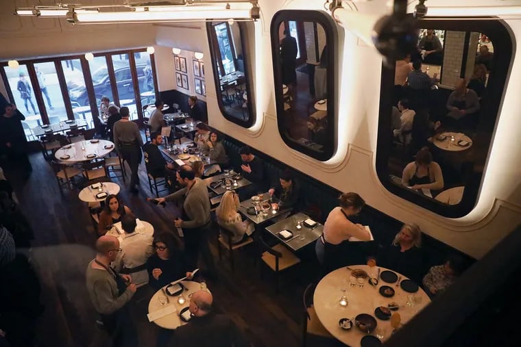 The dining room is full for dinner at Via Locusta at 1723 Locust St. on March 7, 2020, just nine days before the government shutdown.