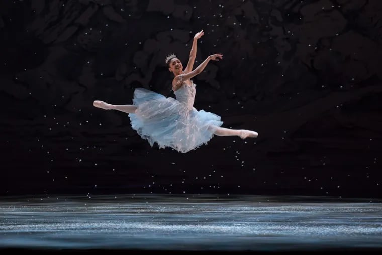 Nayara Lopes is a snowflake in &quot;George Balanchine's The Nutcracker.&quot;