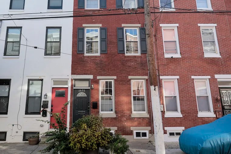A house for sale on Swain Street in Philadelphia. The region's housing market still favors sellers, but buyers are facing less competition and more room for negotiation.