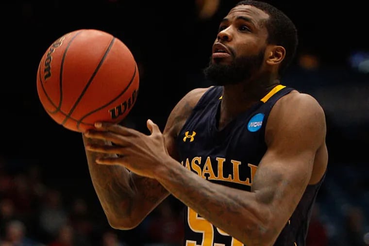 La Salle's Ramon Galloway led the Explorers with 24 points against Ole Miss. (David Maialetti/Staff Photographer)