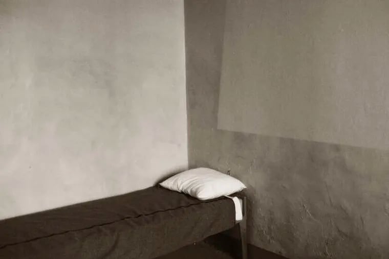 A typical solitary confinement cell. The nonprofit Disability Rights Network has sued Pennsylvania in federal court to curb solitary confinement, calling it cruel and unusual.