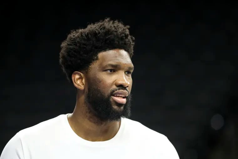 Sixers star Joel Embiid tied the knot on Saturday.