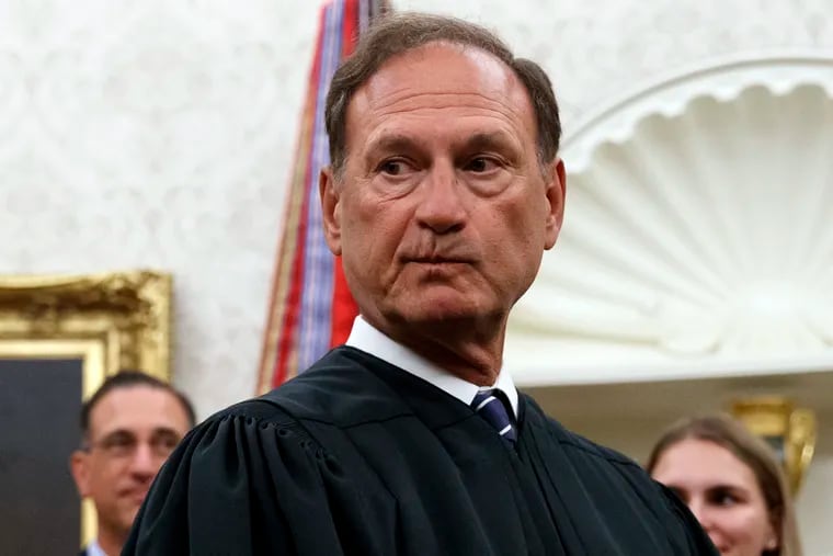 U.S. Supreme Court Justice Samuel A. Alito Jr. has refused to recuse himself from cases concerning Donald Trump despite a New York Times report that flags used as symbols of support for the 45th president were flown outside two of Alito's homes.