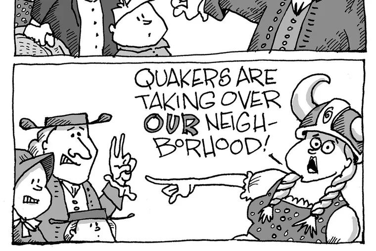 A short history of gentrification. (SIGNE WILKINSON)