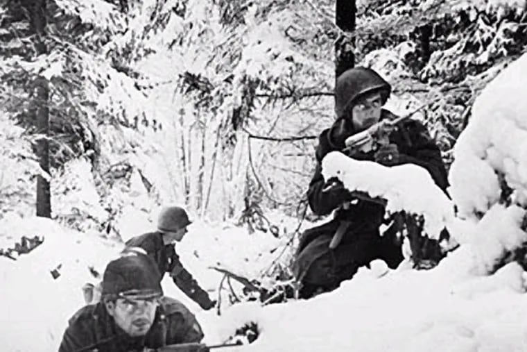 U.S. troops during the Battle of the Bulge in December 1944. National Archives