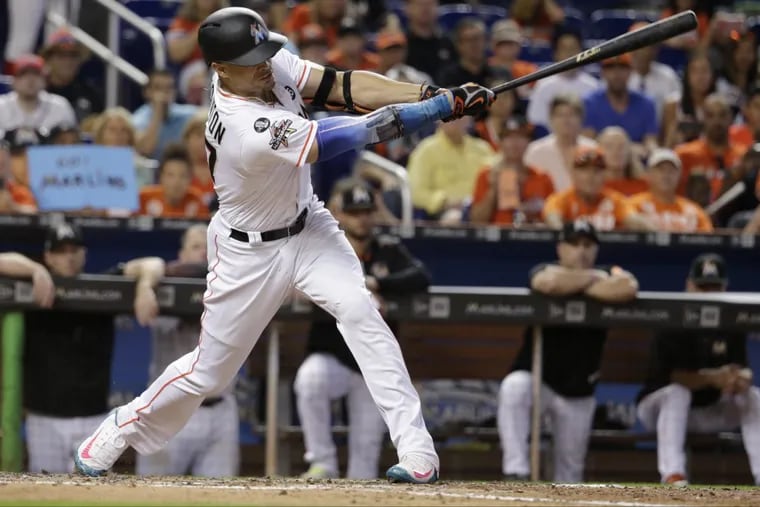 San Francisco, St. Louis, and Boston are rumored to have interest in Giancarlo Stanton.