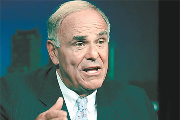 Gov. Ed Rendell declined yesterday to comment on a rumor that he is hiring super-agent Ari Emanuel, brother of Chicago mayoral candidate and former White House Chief of Staff Rahm Emanuel, to manage his postgovernment career. (Sarah J. Glover / Staff Photographer)