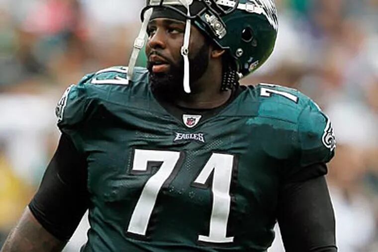 "There's a chance," Andy Reid said of the injured Jason Peters' playing this season. (Alex Brandon/AP file photo)