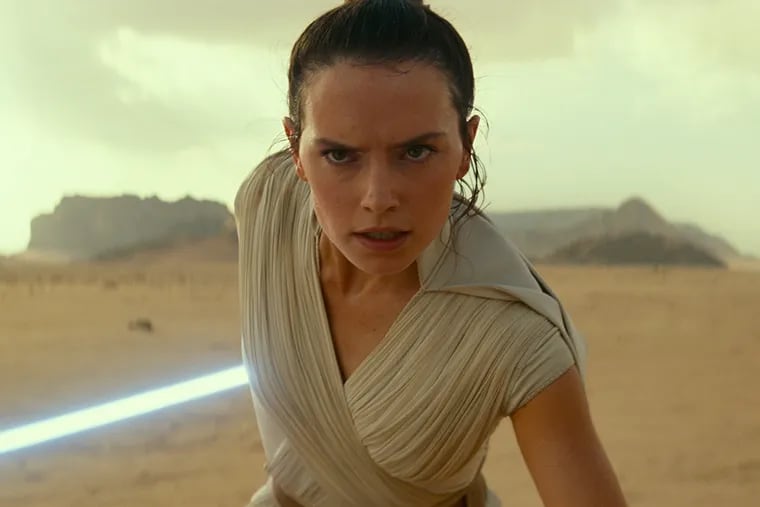 Rey the Jedi (Daisy Ridley) returns for another battle with Kylo Ren in "Star Wars: The Rise of Skywalker." Walt Disney Studios Motion Pictures/Lucasfilm Limited