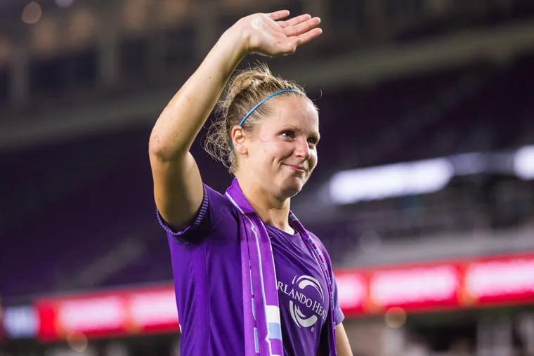 Glenside native Maddy Evans, a product of Abington High and Penn State, recently played her final game for the National Women’s Soccer League’s Orlando Pride. She left the field because of the league’s low salaries for players who aren’t national team stars.