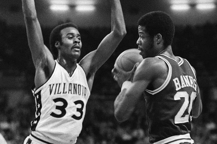 Gene Banks, playing for Duke, is defended by Villanova's Keith Herron in a 1978 NCAA tournament game.