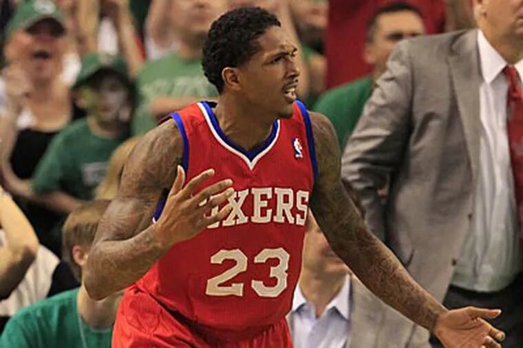 Despite losing Game 1 to the Celtics, the Sixers led for the majority of the game. (Ron Cortes/Staff Photographer)