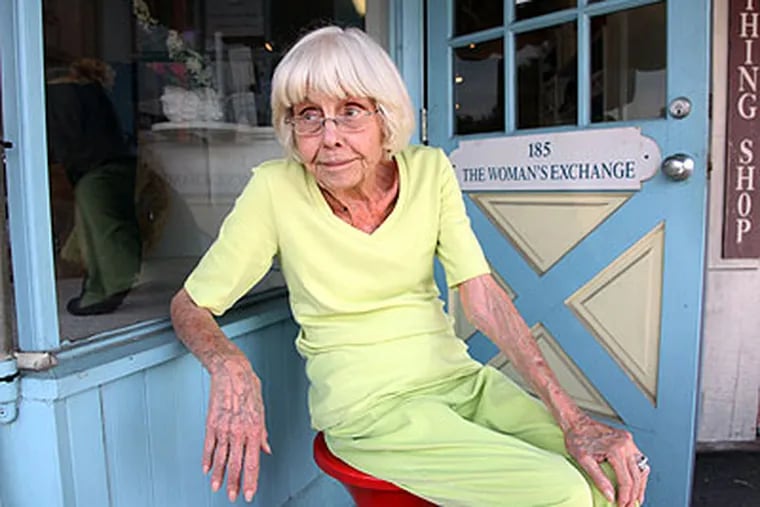 Suzanne Finn, manager of The Woman's Exchange in Wayne. The shop is closing after 78 years. (Laurence Kesterson / Staff Photographer)