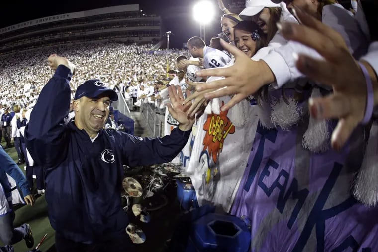 Texans coach Bill O’Brien during his time with Penn State in 2013.
