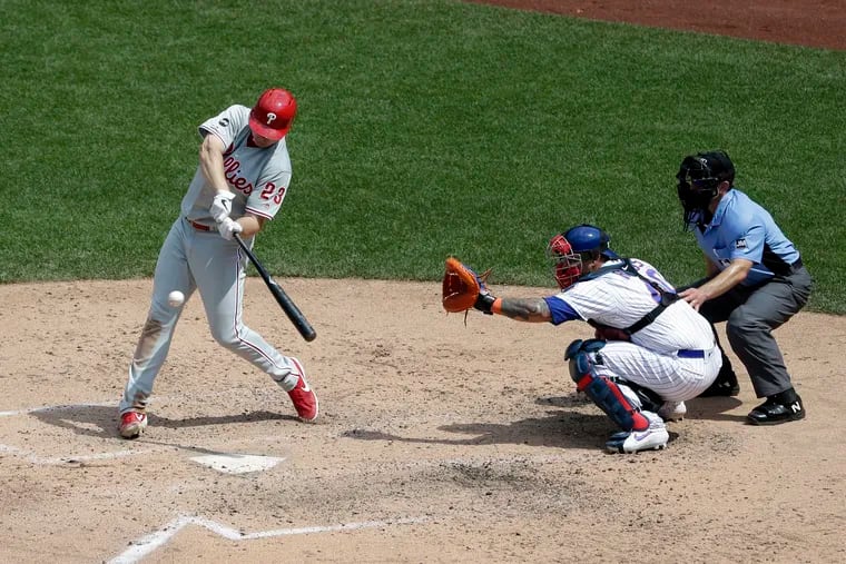 Jay Bruce launches a two-run homer.