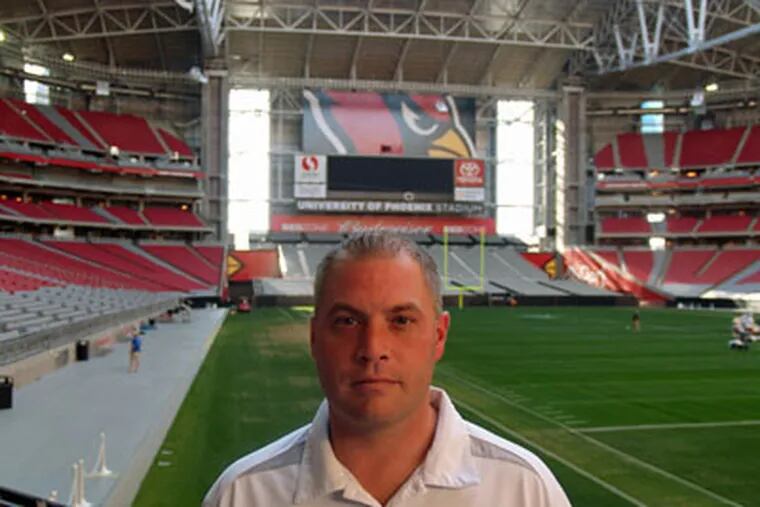 Global Spectrum's Jim McDonald, a Philadelphia native, is Director of Operations at the University of Phoenix Stadium in Glendale, Az. (Photo courtesy of Global Spectrum)