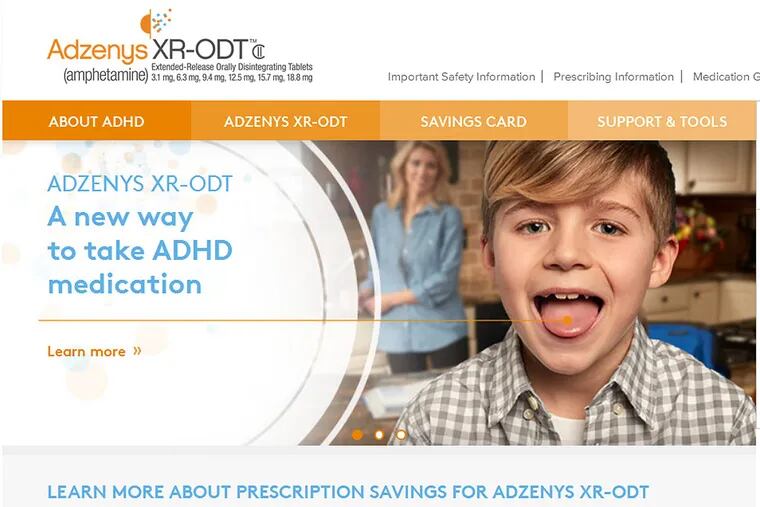Adzenys, an orange-flavored tablet for ADHD that dissolves in the mouth in less than 30 seconds.