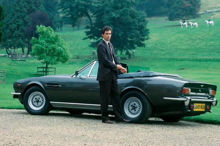 In this publicity photo provided by James Bond Films, LLC and UA, the Aston Martin Volante from "The Living Daylights" is shown. To honor the 50th anniversary of Bond, MGM and Twentieth Century Fox Home Entertainment will park different vehicles from Bond movies in its booth each day for fans to pose for photos at Comic Con from July 12-15, 2012. (AP Photo/James Bond Films, LLC and UA)