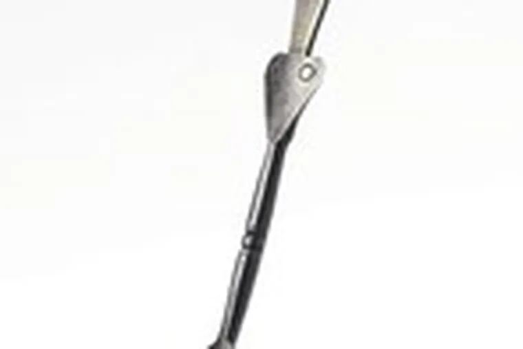 A wrought-iron Chester County wedding roasting fork sold at Sotheby&#0039;s for $31,000, over its $5,000-$7,000 estimate.