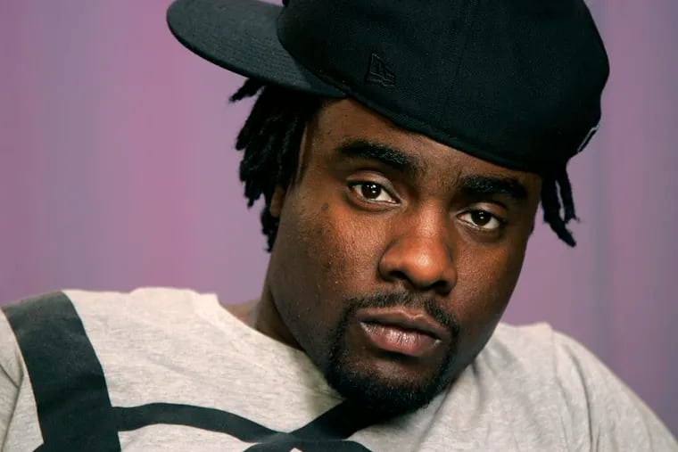 Recording artist Wale poses for a portrait, Monday, June 1, 2009 in New York.  (AP Photo/Jeff Christensen)