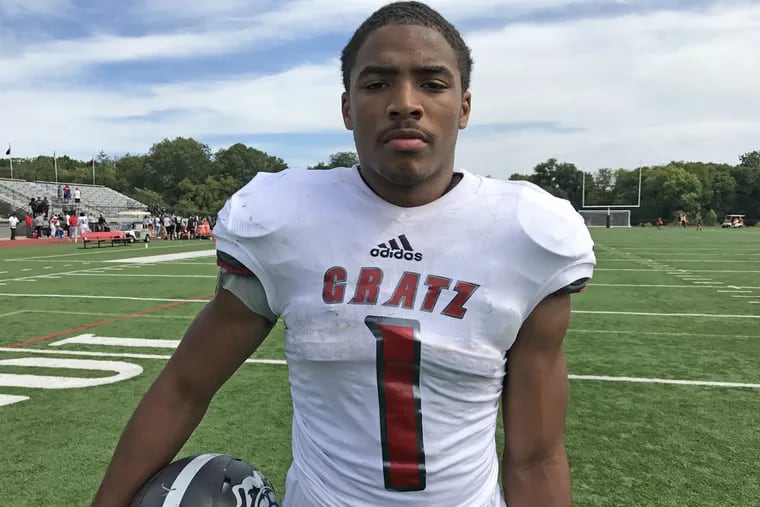 Gratz senior and Temple commit Amir Gillis had four touchdowns in the air and one on the ground in the Bulldogs’ victory Friday at Germantown Academy.