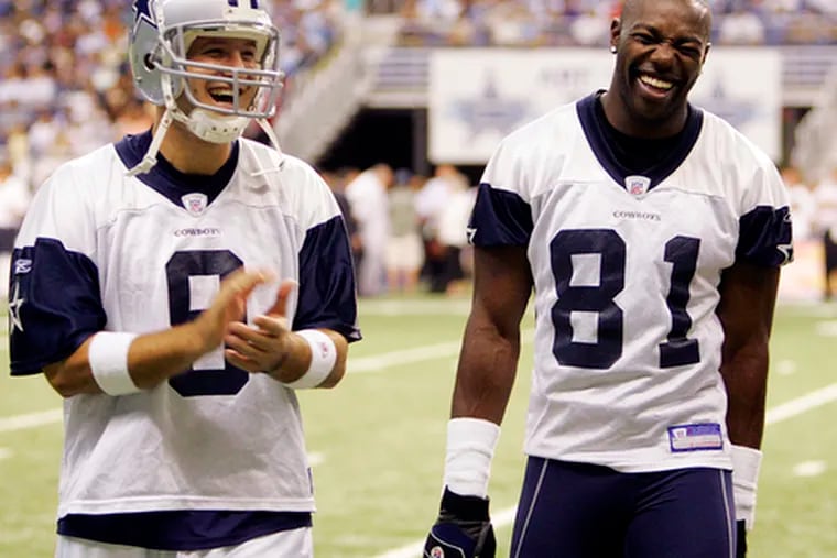Terrell Owens declined comment on reported rift with Tony Romo.