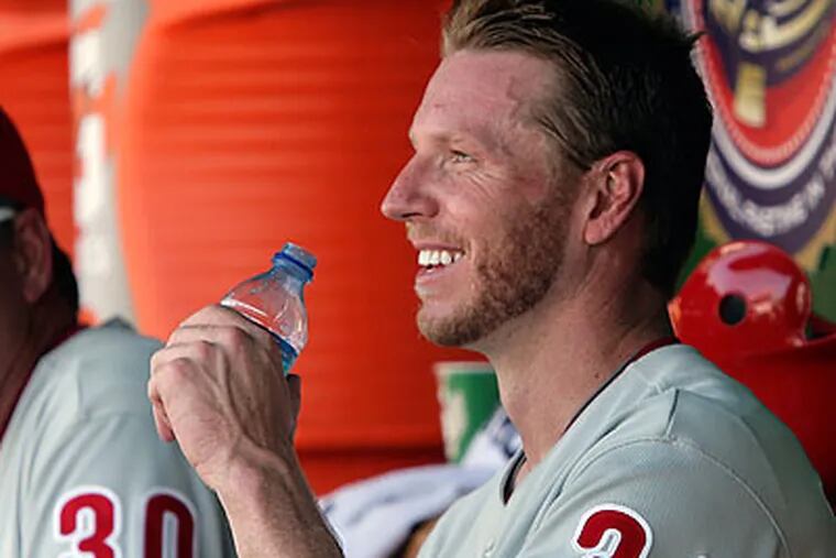 Roy Halladay gave up one run and six hits in seven innings against the Nationals. (Yong Kim/Staff Photographer)