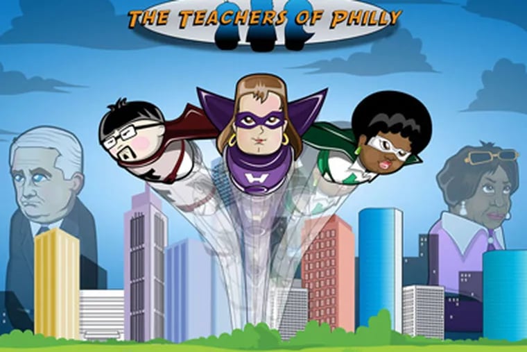 &quot;The Teachers of Philly,&quot; an iPhone game created by Chris Akers, was apparently originated by an aide to Ackerman.