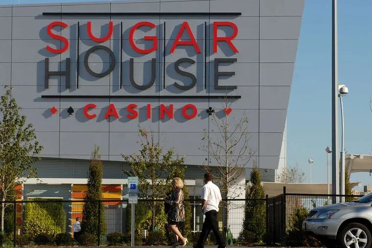 Guests arrive at the SugarHouse Casino.