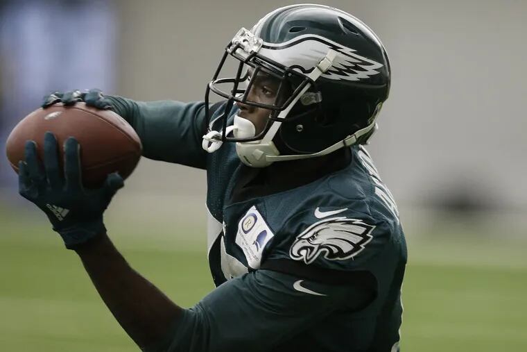 Eagles’ Nelson Agholor has just one touchdown this season and is averaging just 9.8 yards per catch.