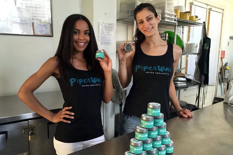 Sarah Ribner (left) and Jess Edelstein have made some adjustments to their operations as they market natural deodorant, such as not charging customers until their orders have been shipped.
