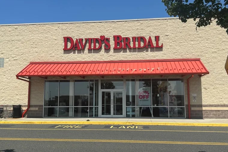 David's Bridal in Plymouth Meeting. The Conshohocken-based company filed for bankruptcy in April 2023.