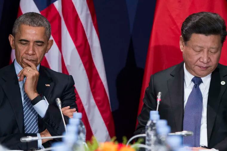 President Obama and Chinese President Xi Jinping meet on the sidelines of the climate conference.