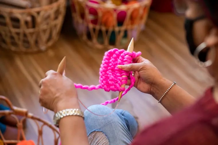 There are many shops throughout the Philadelphia region where you can buy high-quality fiber arts and crafting supplies or sign up for a how-to class to hone your skills.