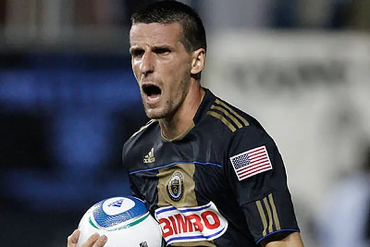 Sebastien Le Toux led the Union in goals and assists in each of the franchise's first two years. (Michael S. Wirtz/Staff file photo)
