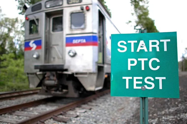 SEPTA could meet the Dec. 31 deadline on positive train control (PTC), but “a lot has to go right,” an agency official said. (Joseph Kaczmarek/For The Inquirer)