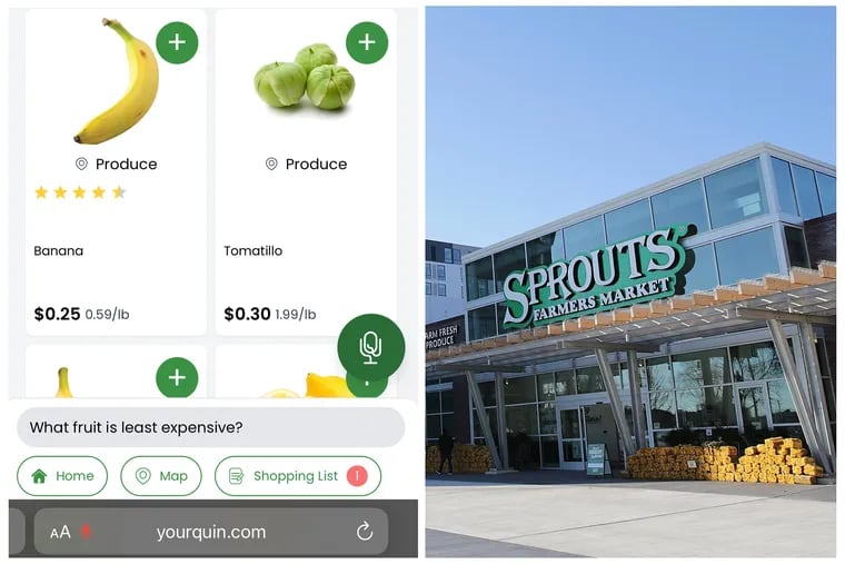 Sprouts Farmers Market has an AI tool that allows shoppers to locate specific products in the grocery store, identify items that fit their dietary or budget needs, etc.
